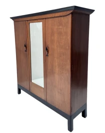Art Deco Amsterdamse School Armoire by Willem Penaat for Metz & Co. Amsterdam